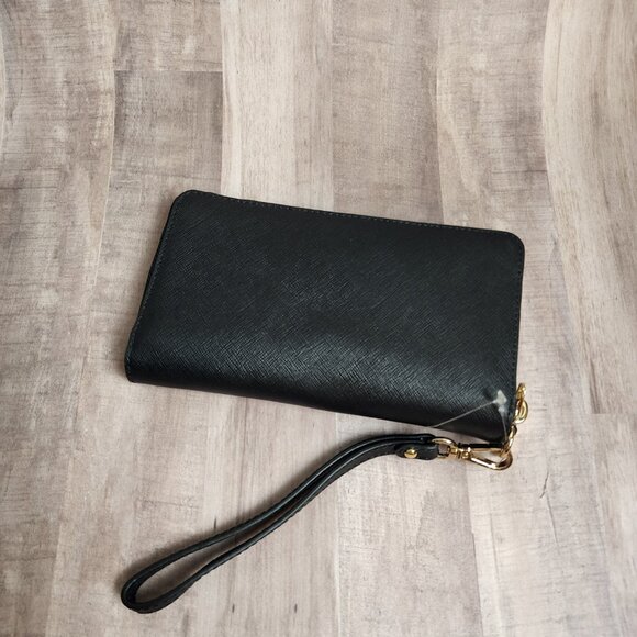 Michael Kors Jet Set Travel Large Pebbled Leather Wristlet NWT - Picture 2 of 9